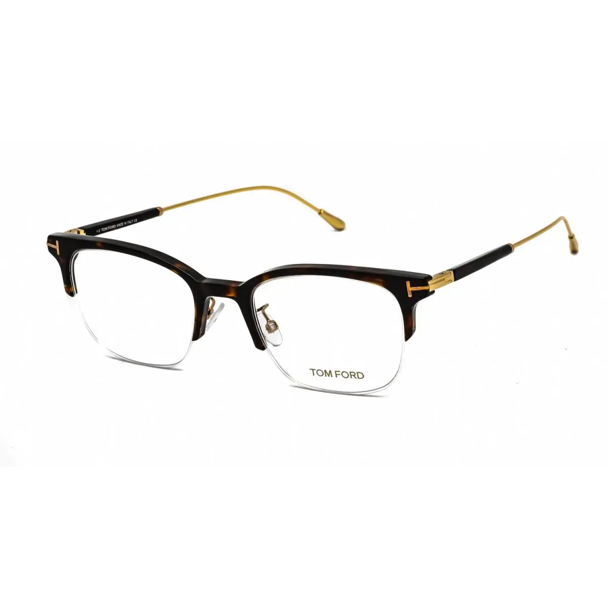 Tom Ford FT5645-D 052 Eyeglasses Shiny Dark Havana Frame 52mm
