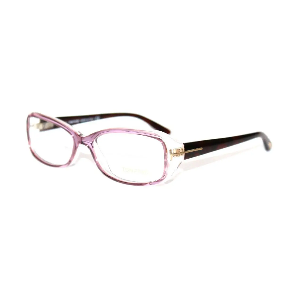 Tom Ford TF 5213 080 Purple Crystal Eyeglasses FT 54-16-135 Italy
