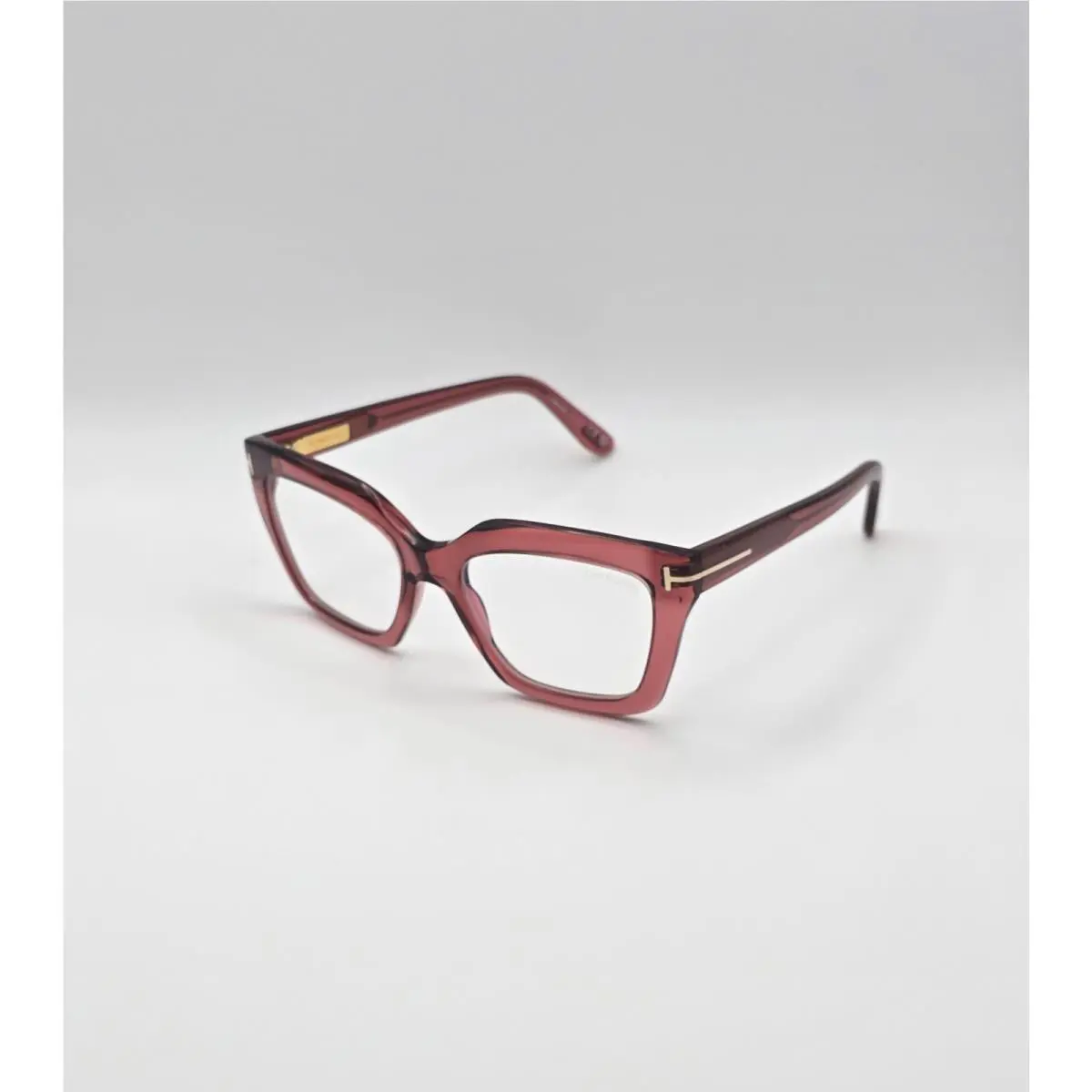 Tom Ford TF6093B 069 Shiny Bordeaux 53 mm Blue Block Lens Eyeglasses