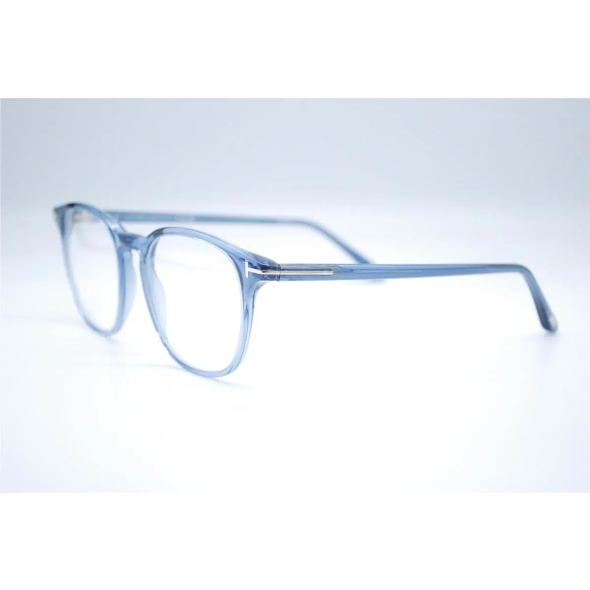 Tom Ford TF 5832-B 090 Transparent Blue Eyeglasses Frames 50-19