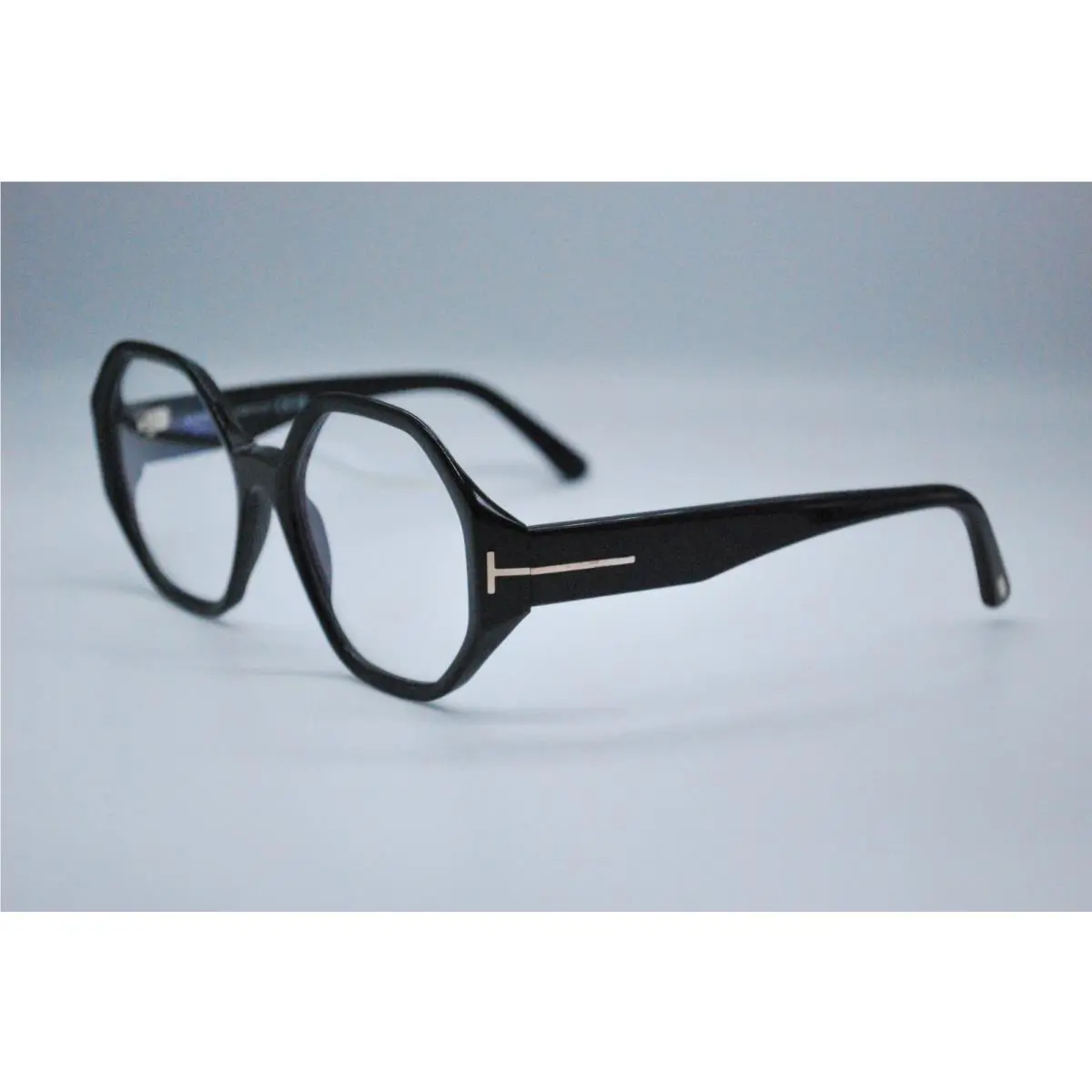 Tom Ford TF 5967-B 001 Shiny Black Eyeglasses Frames 53-18