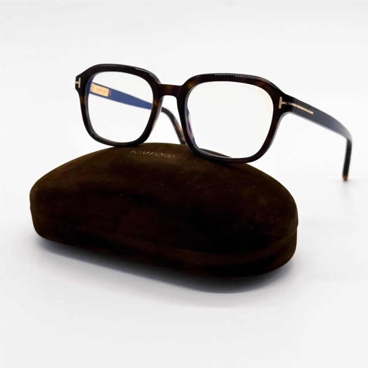 Tom Ford Eyeglasses TF6060 052 Square Havana Men FT6060 052 Eyewear