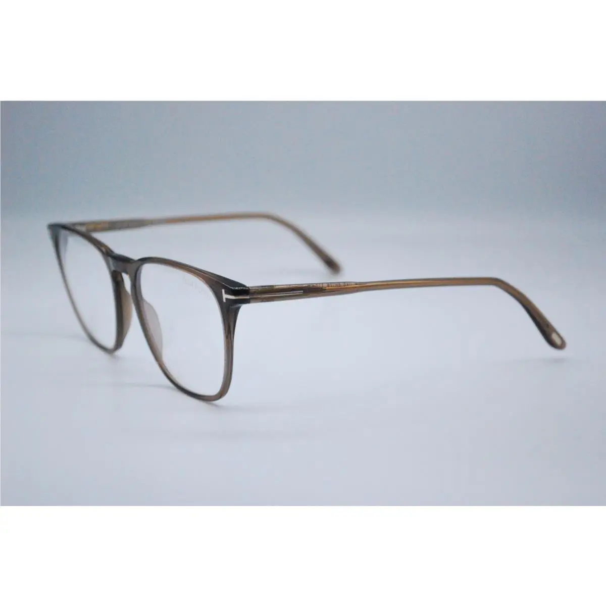 Tom Ford TF 5937-B 048 Shiny Brown Eyeglasses Frames 52-18