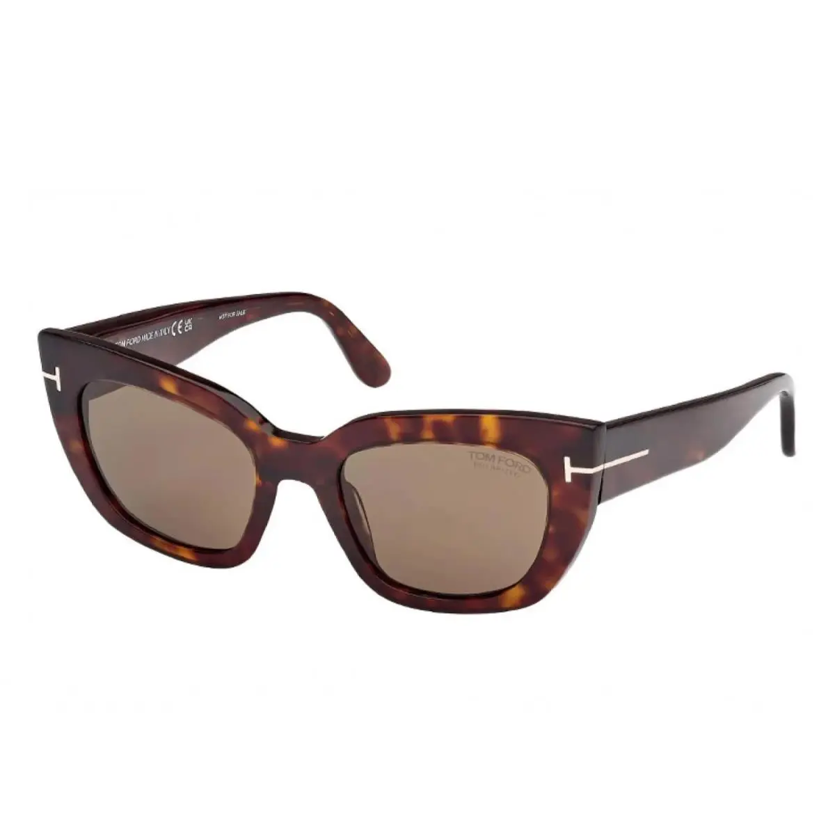 Tom Ford Ryder TF1190 52H Dark Havana Brown Polarized Sunglasses