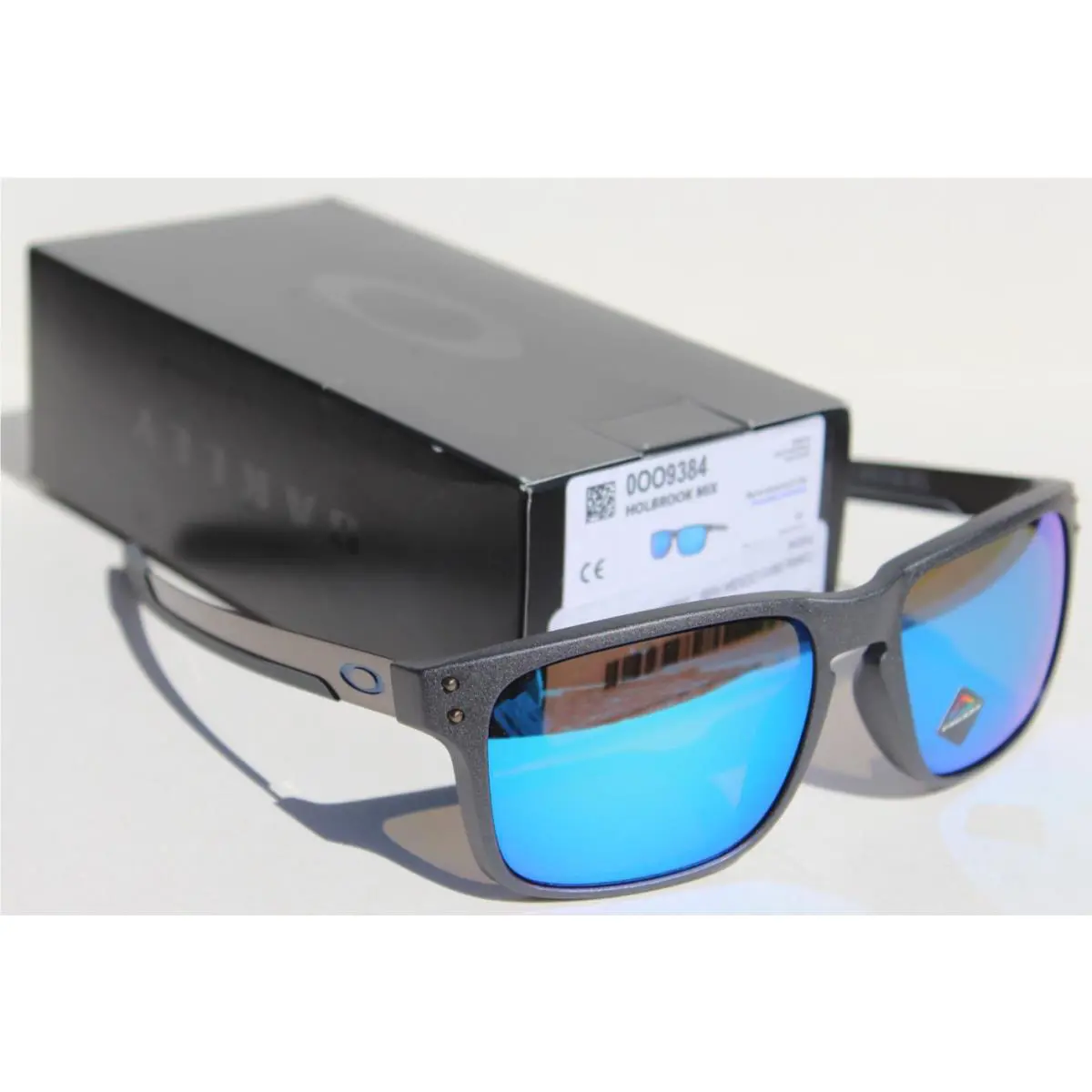 Holbrook Mix Polarized Sunglasses Steel/prizm Sapphire OO9384-10 by Oakley