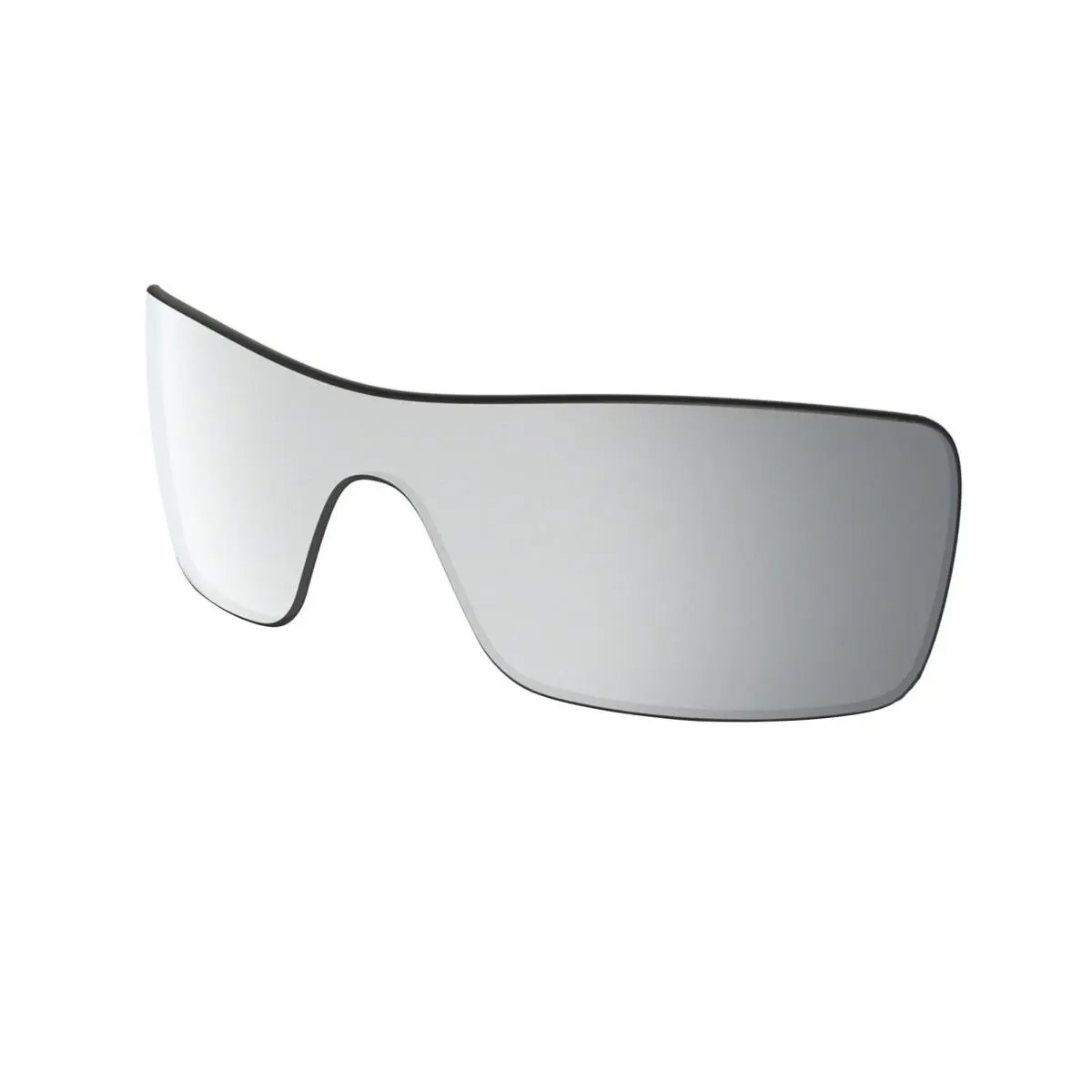 Oakley Batwolf Sunglasses Replacement Lenses Chrome Iridium Polarized 42-074 - Chrome Iridium Polarized, Lens: Chrome Iridium Polarized
