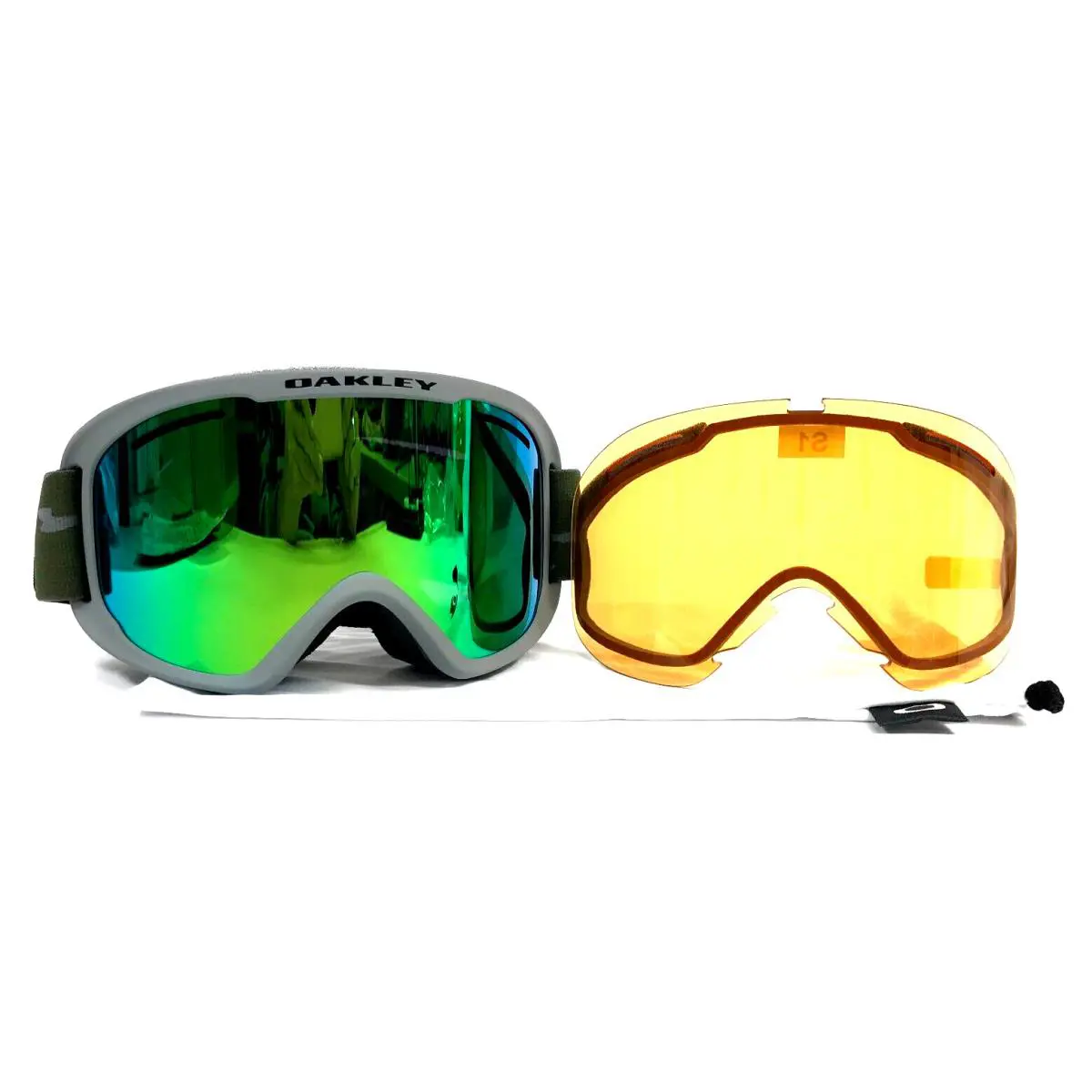 Snow Goggles O-frame 2.0 Pro XM OO7113-71 Grey Camo Prizm Jade Persimmon by Oakley