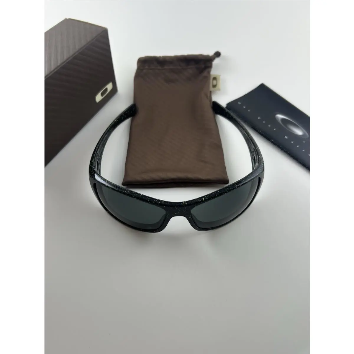 Hijinx Green Black Splatter Paint Frame Grey Lens+box 03-592 Rare by Oakley