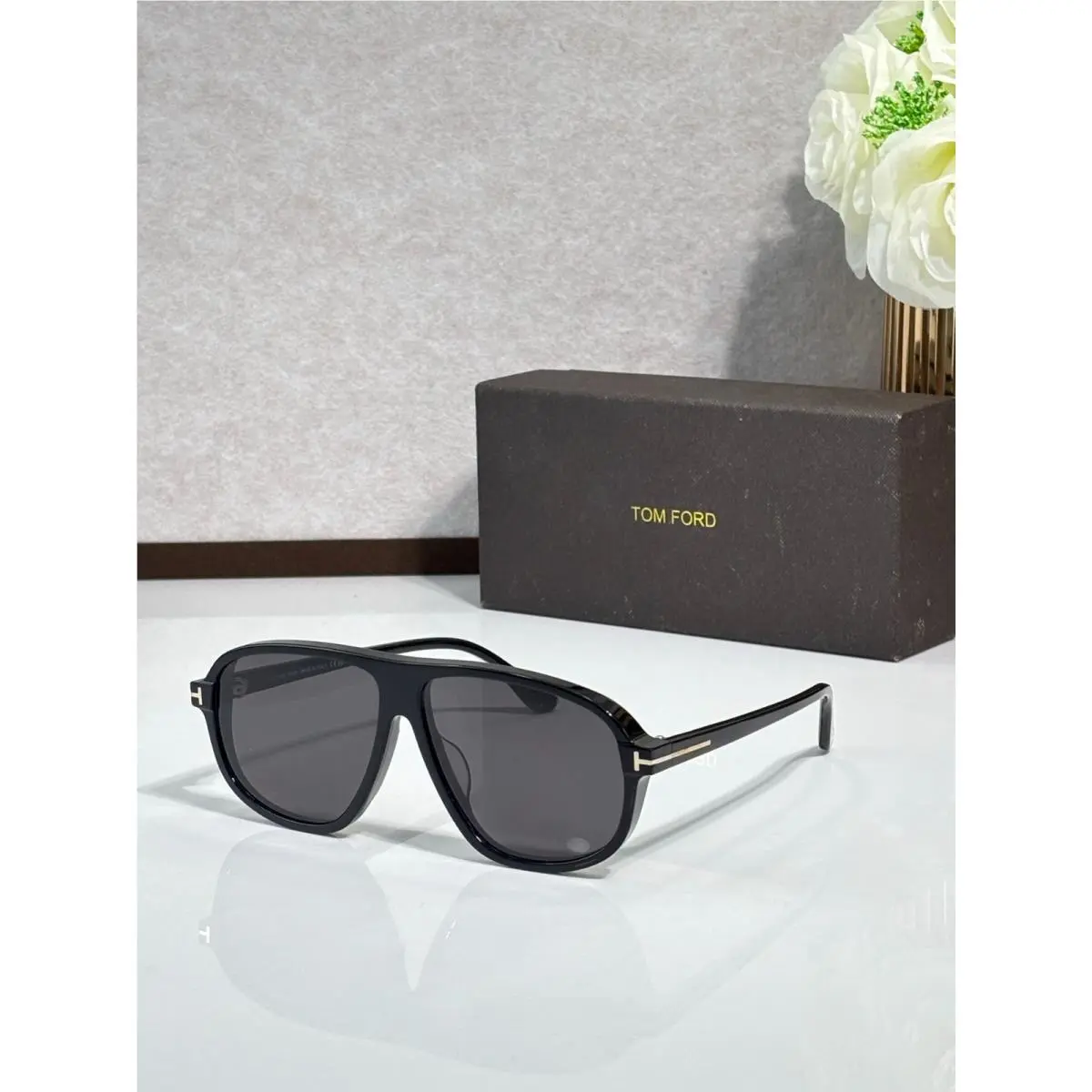 Tom Ford Guillaume Sunglasses FT1208 Black/gray 61-12-140mm with Case