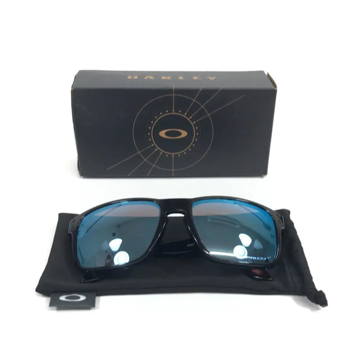 Sunglasses Holbrook OO9102-C155 Polished Black Frames w/ Prizm Deep Water by Oakley