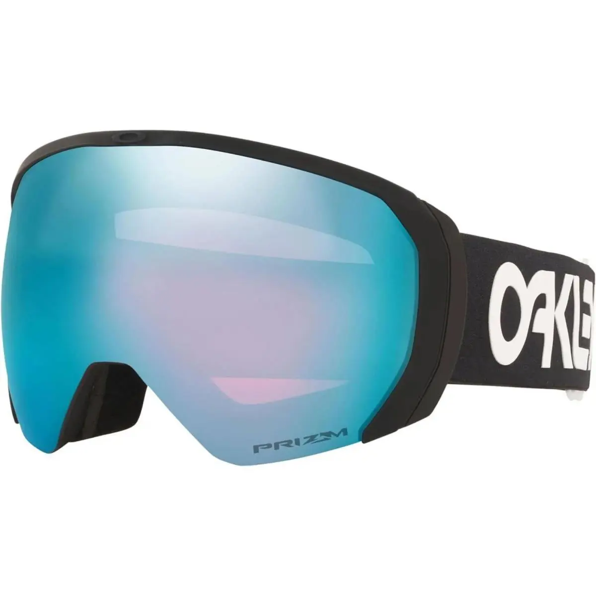 Adult Flight Path L Snow Black/prizm Sapphire Iridium One Size Goggles by Oakley