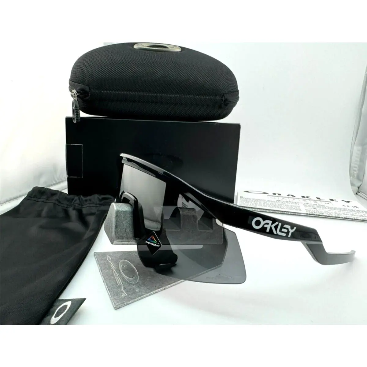Oakley Hydra Black Ink with Prizm Black Sunglasses OO9229-01 Shield Case