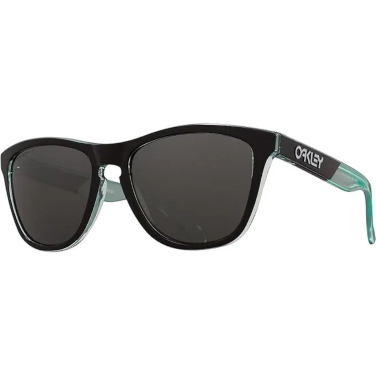 Oakley Men`s Frogskins Polarized Translucent Celeste/prizm Black OS Sunglasses - Frame: Translucent Celeste, Lens: Prizm Black