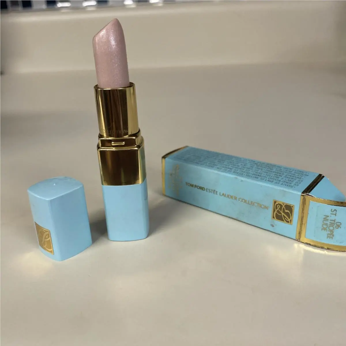 Tom Ford Estee Lauder The Lip Color 0.11Oz 06 St Tropee Rare Frost