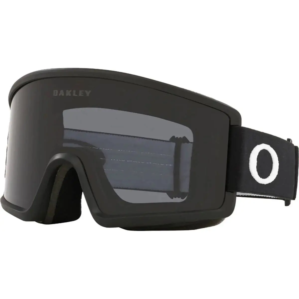 Adult Target Line L Snow Matte Black/dark Grey One Size Goggles by Oakley