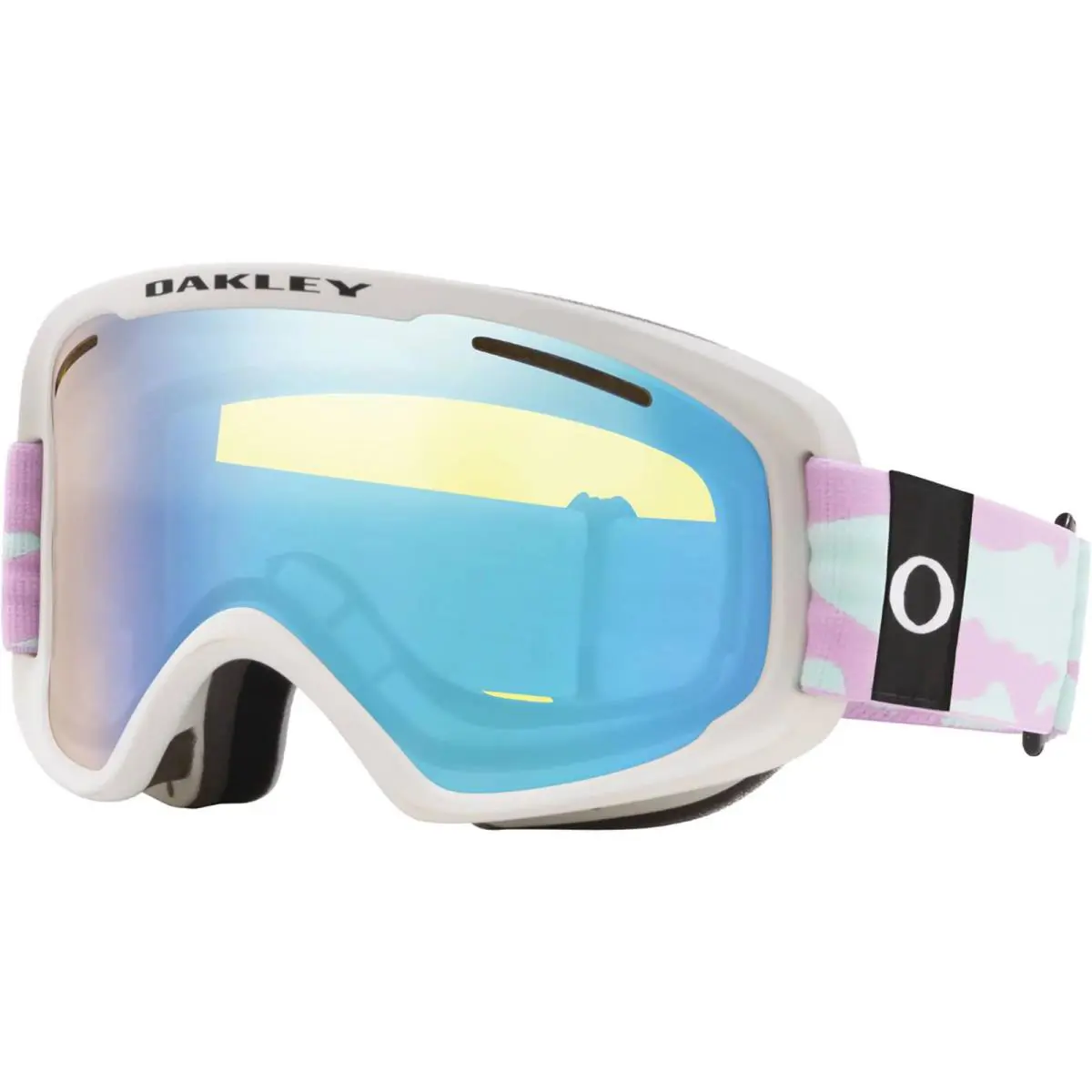Oakley Adult O-frame 2.0 Pro XM Snow Lavender Camo/high Yellow OS Goggles - Frame: Lavender Camo