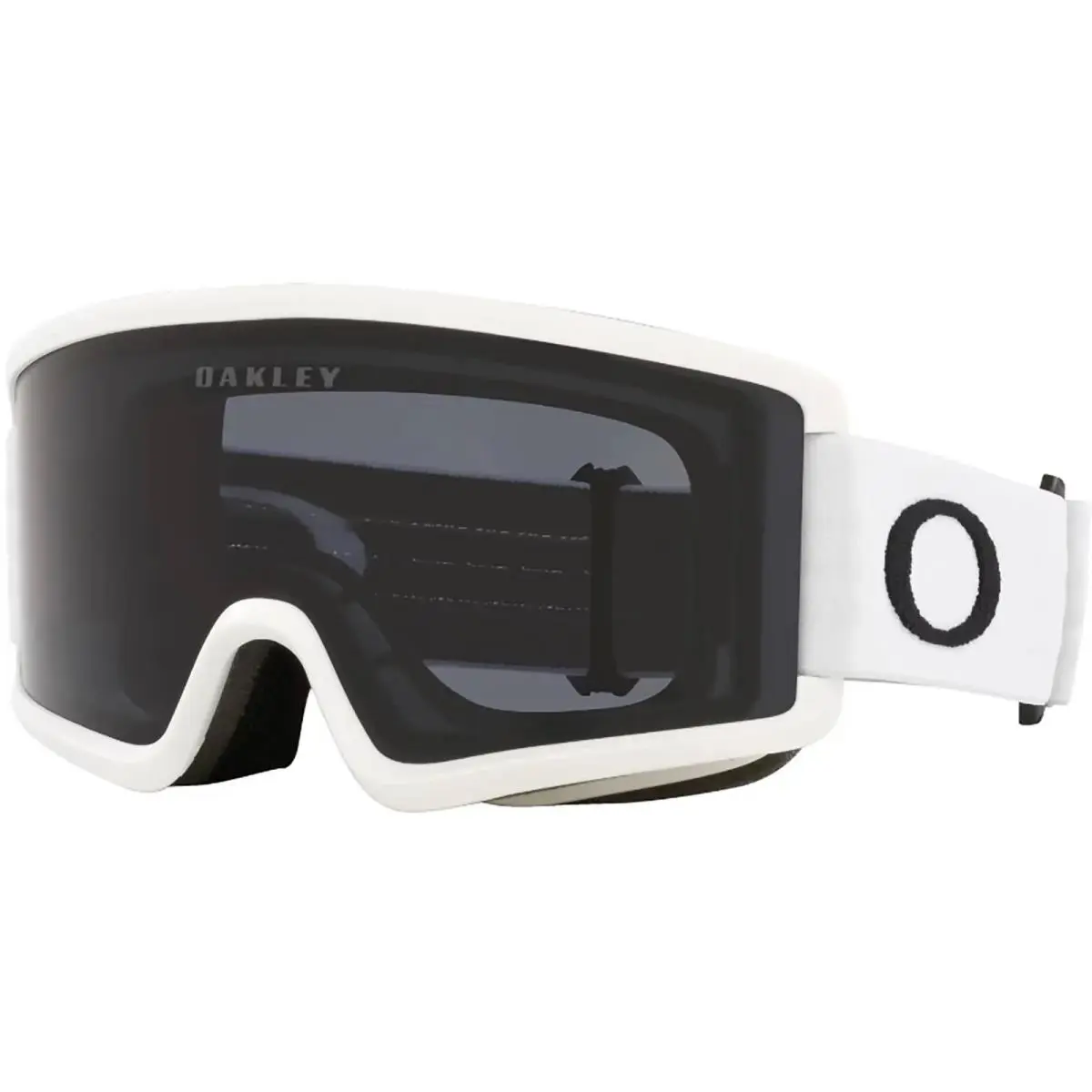 Youth Target Line S Snow Matte White/dark Grey One Size Goggles by Oakley