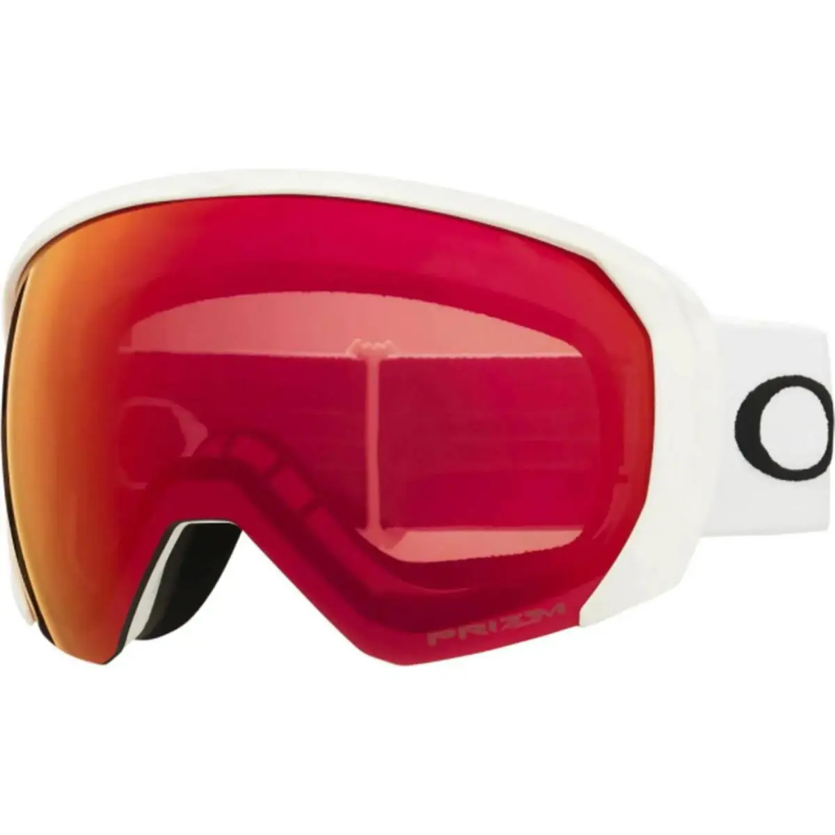Adult Flight Path L Snow Matte White/prizm Torch Iridium OS Goggles by Oakley
