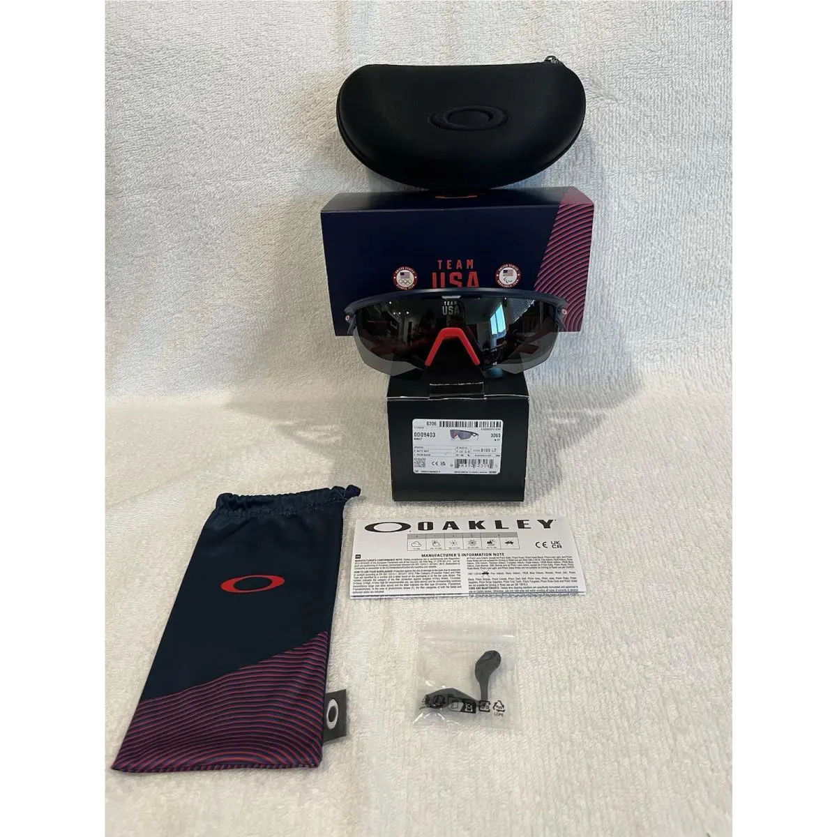 Sphaera Team Usa Sunglasses Matte Navy/prizm Black OO9403-13 Glasses Usa by Oakley