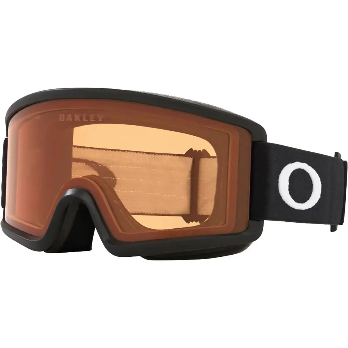 Youth Target Line S Snow Matte Black/persimmon One Size Goggles by Oakley