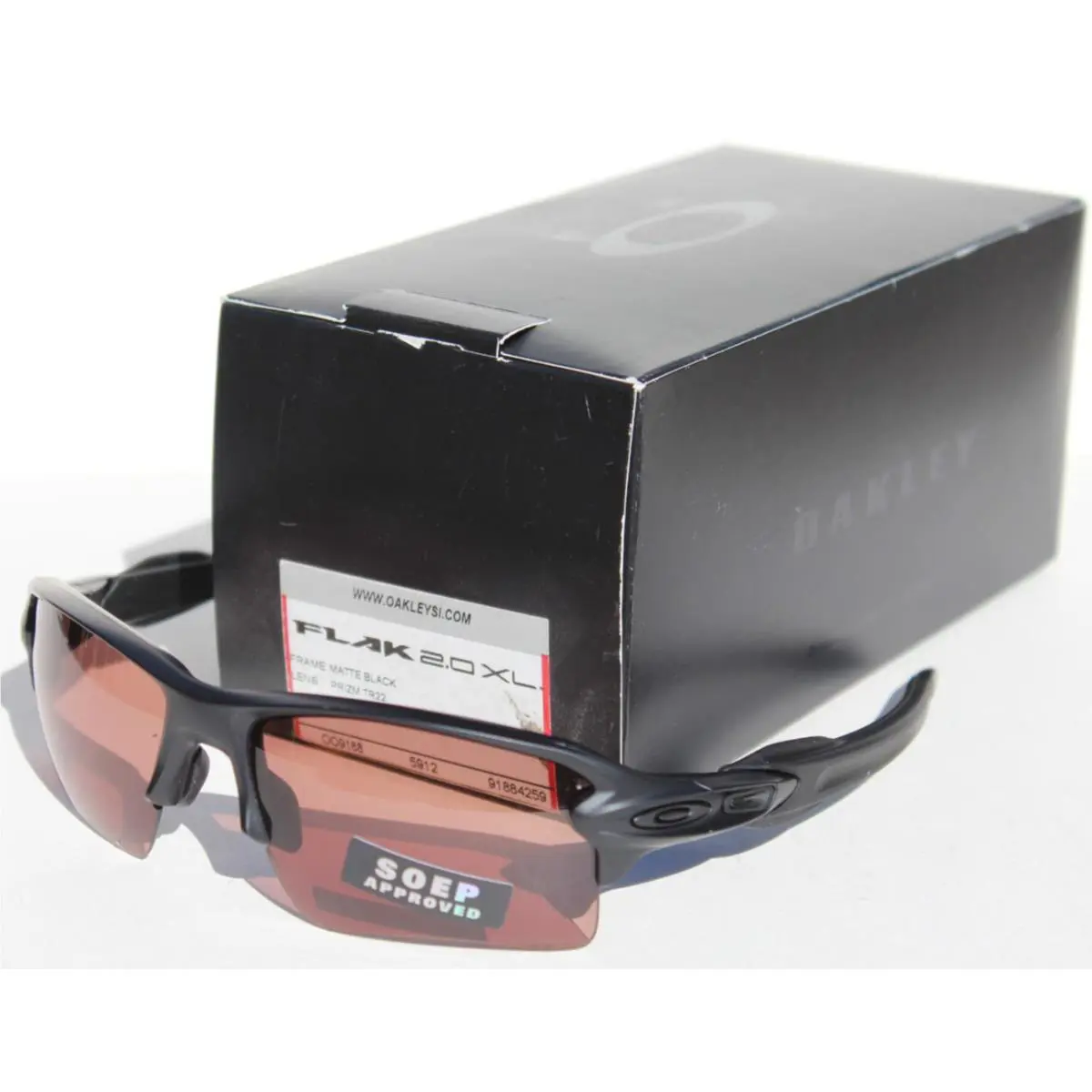 Flak 2.0 XL Sunglasses Matte Black/prizm TR22 OO9188-42 Soep/si Rare by Oakley