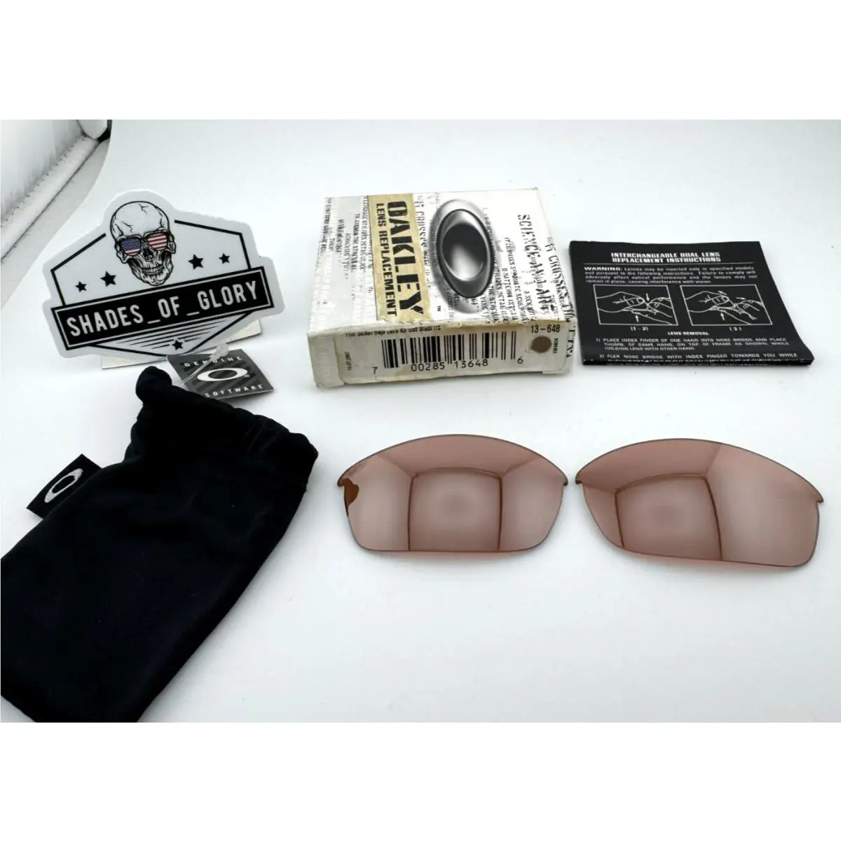 Oakley Flak Jacket 1.0 G30 Black Iridium Replacement Sunglasses Lenses