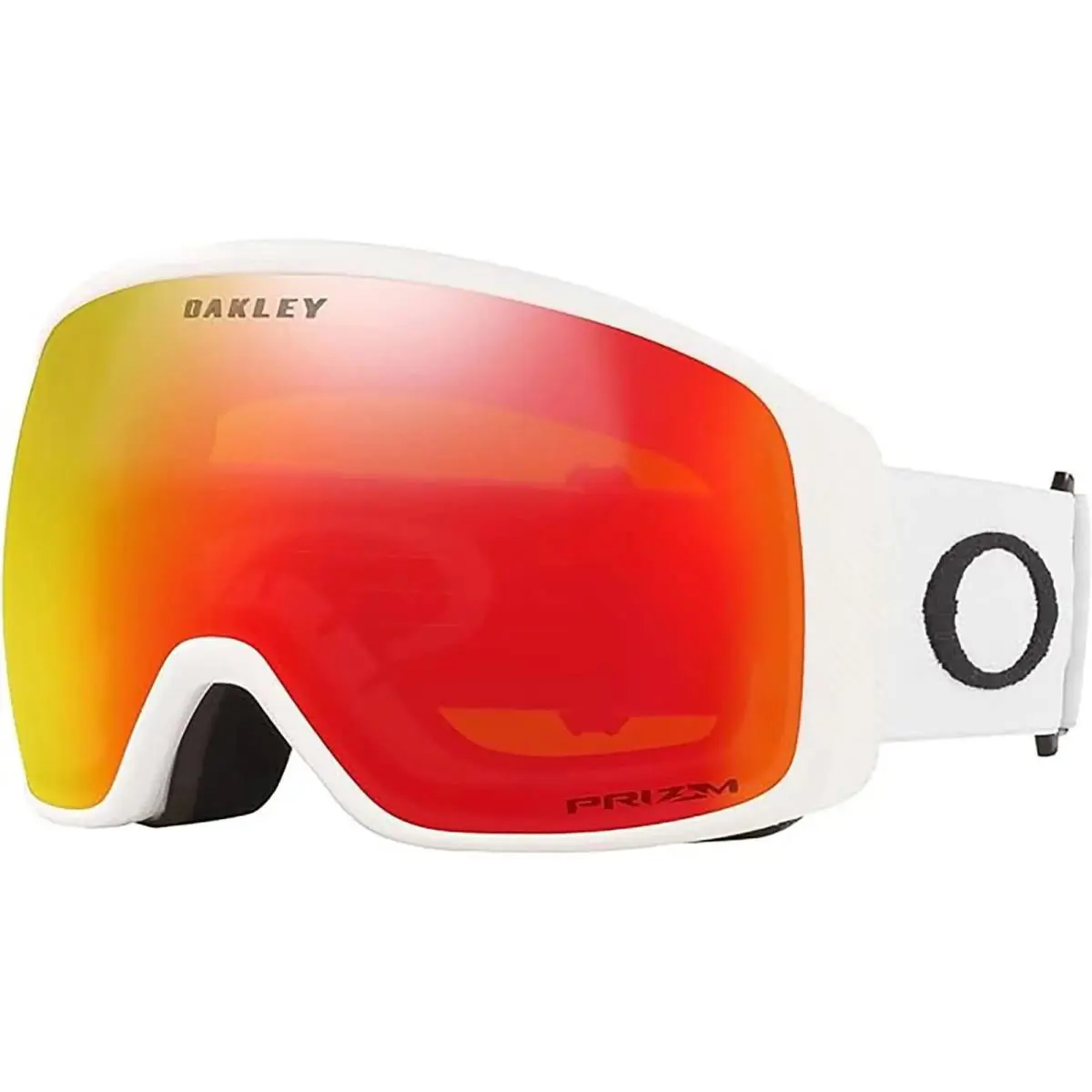 Oakley Adult Flight Tracker L Snow Matte White/prizm Torch Iridium OS Goggles - Frame: Matte White