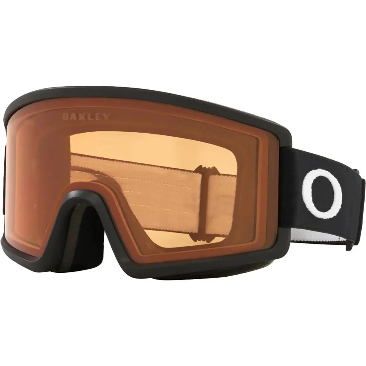 Adult Target Line M Snow Matte Black/persimmon One Size Goggles by Oakley