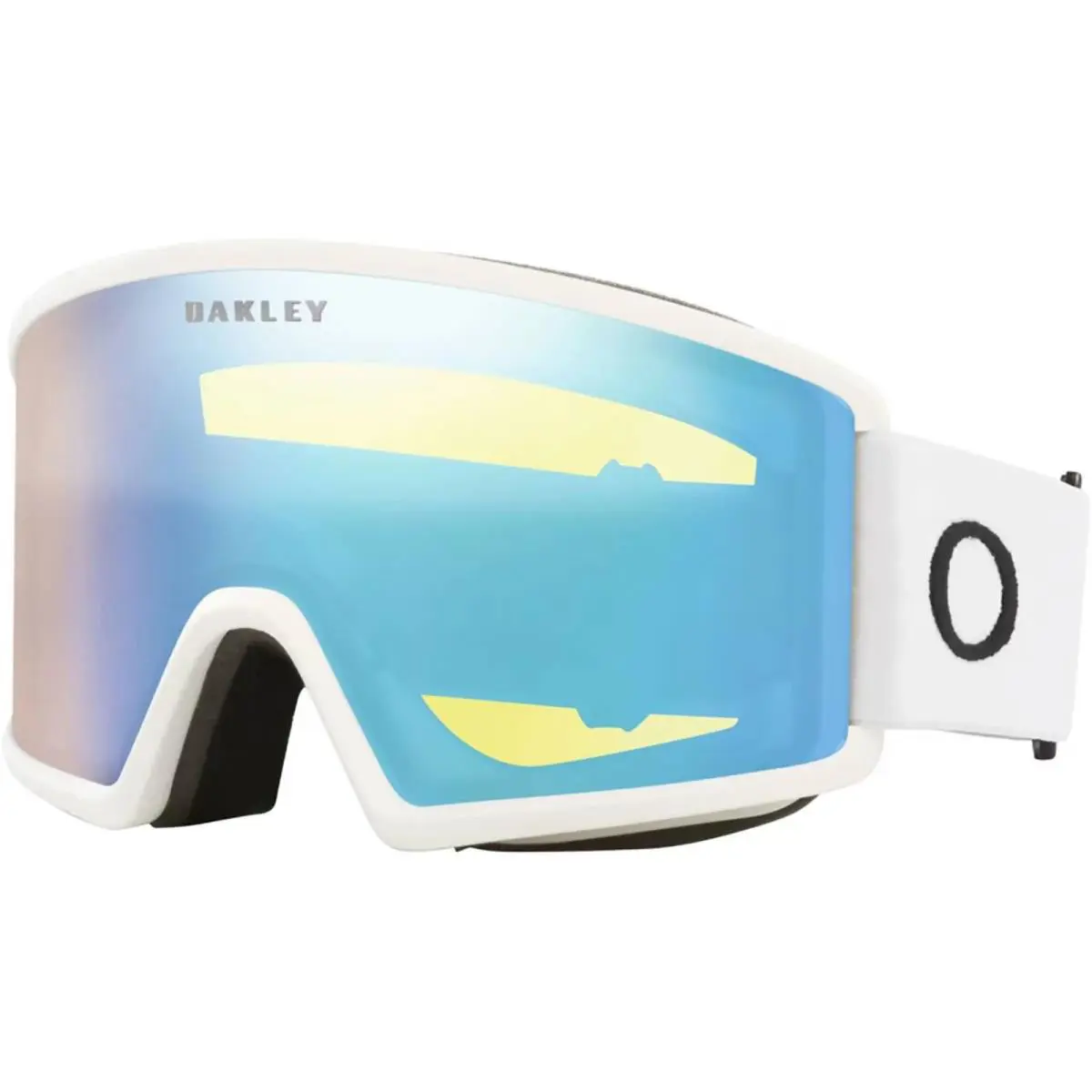 Oakley Adult Target Line L Snow Matte White/hi Yellow One Size Goggles