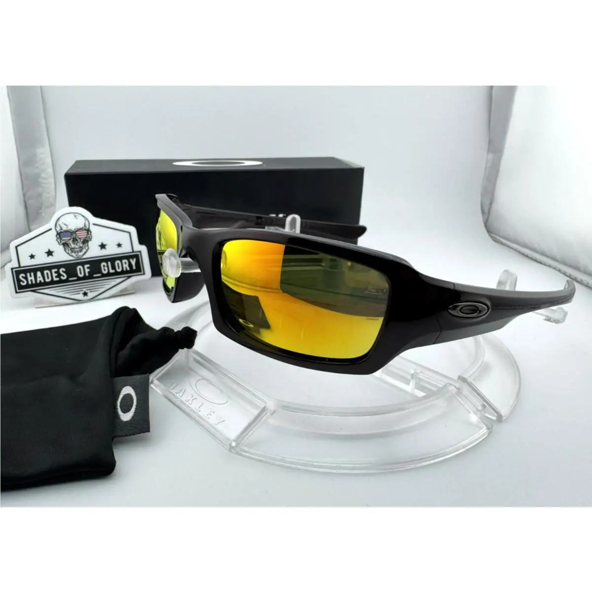 Oakley Fives 3.0 Cinder Red W/ Fire Iridium Red Sunglasses Custom