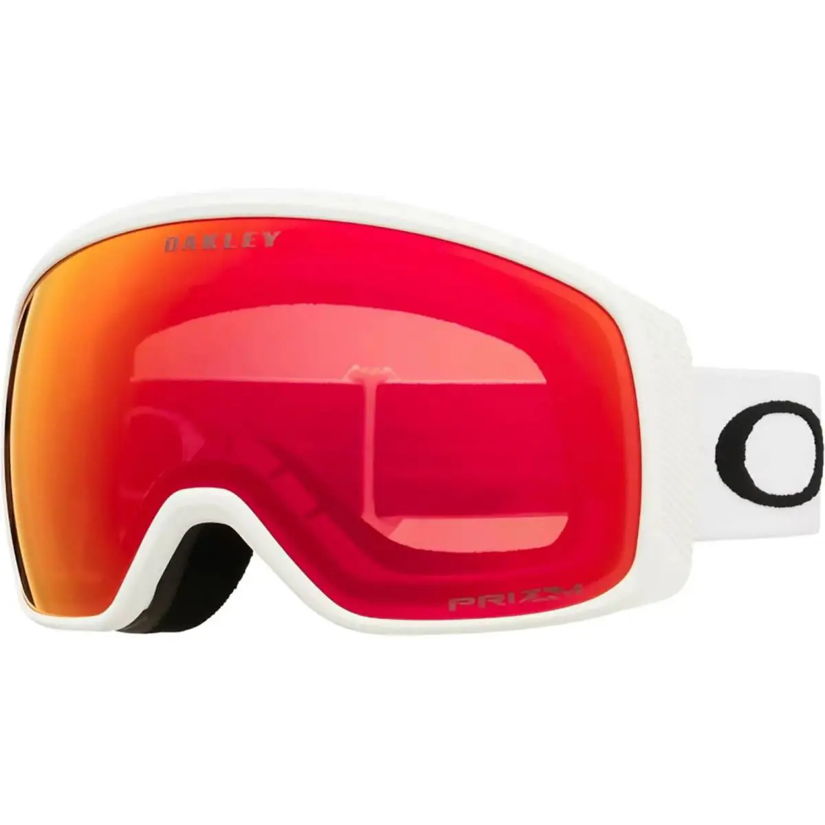 Adult Flight Tracker M Snow Matte White/prizm Torch Iridium OS Goggles by Oakley