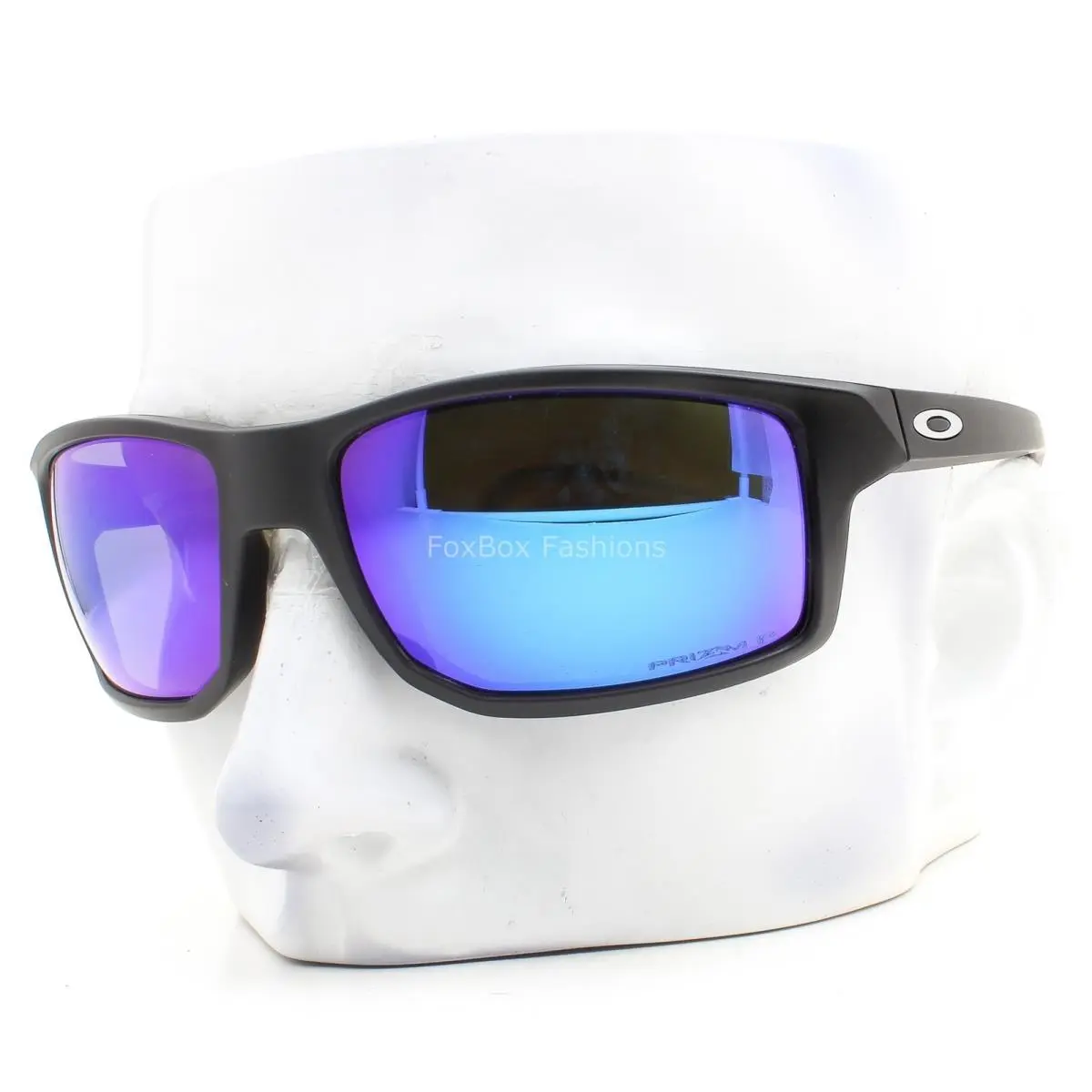 Oakley Gibston Sunglasses Matte Black Prizm Sapphire Polarized OO9449-1260 Pouch