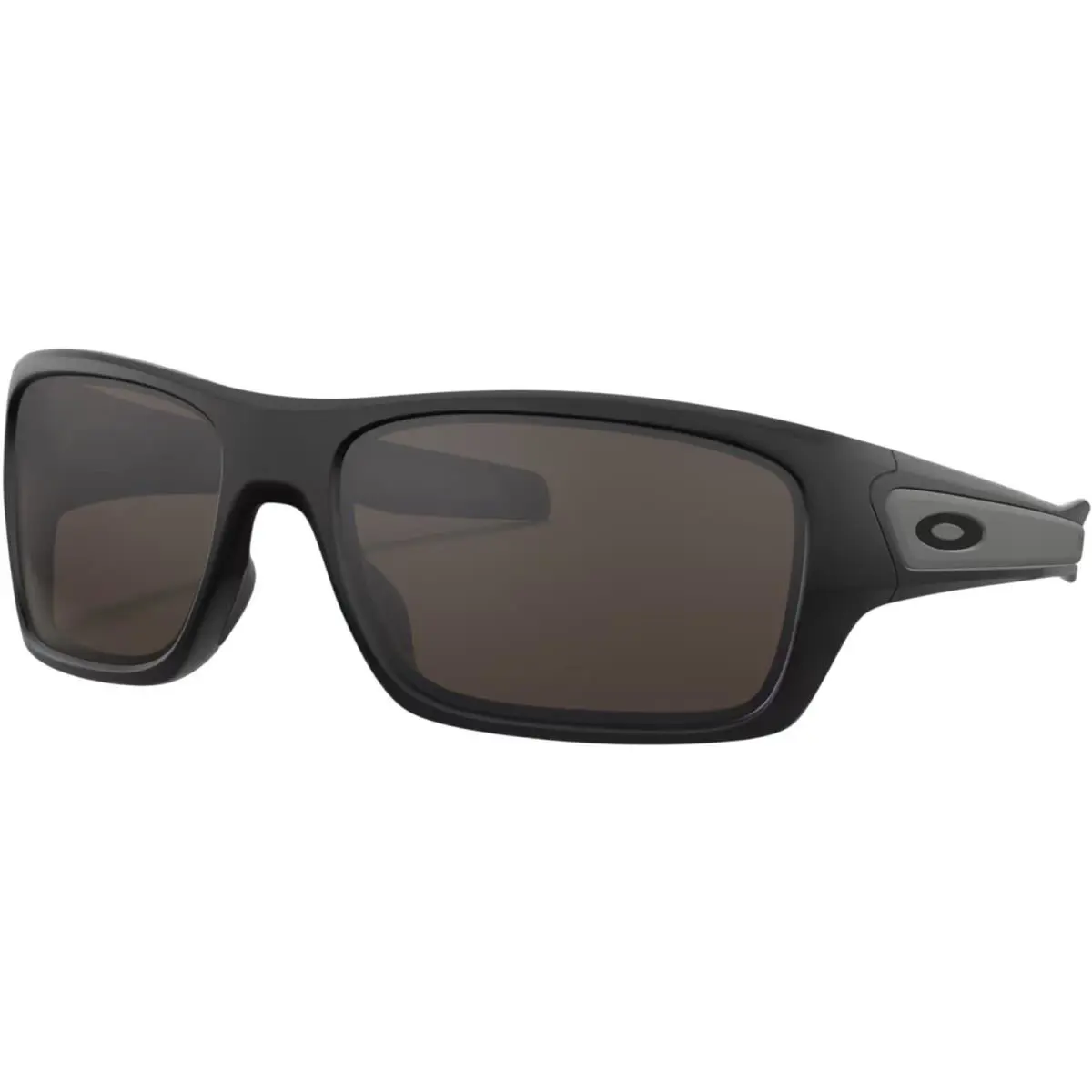 Oakley Men`s Turbine Matte Black/ Warm Grey One Size Sunglasses - Frame: Black, Lens: Gray