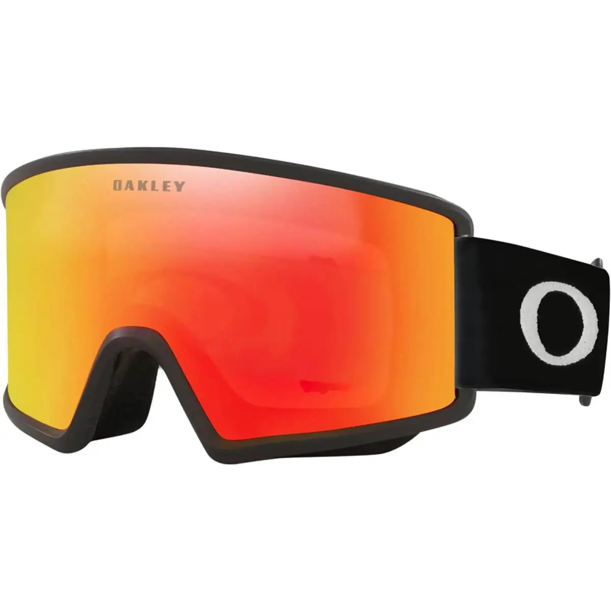 Youth Target Line S Snow Matte Black/fire Iridium One Size Goggles by Oakley