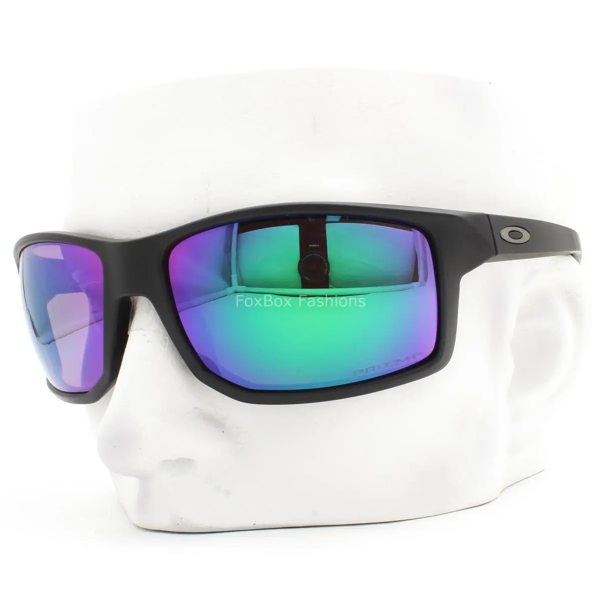 Gibston XL Sunglasses Matte Black Polarized Prizm Maritime OO9470-1062 by Oakley