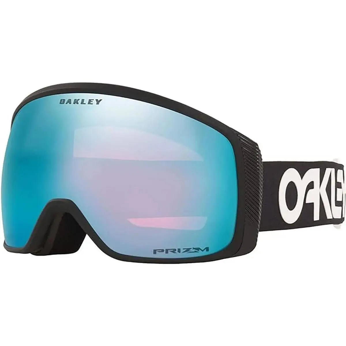 Oakley Adult Flight Tracker M Snow Black/prizm Sapphire Iridium OS Goggles - Frame: Black