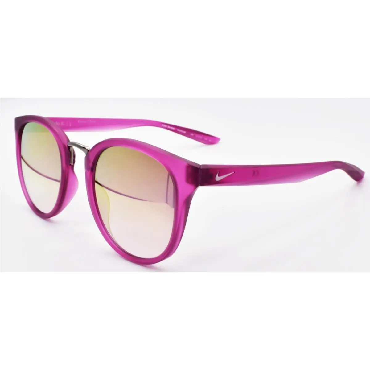 Nike City Icon M EV1156 660 Women`s Sunglasses Matte True Berry / Pink Mirror