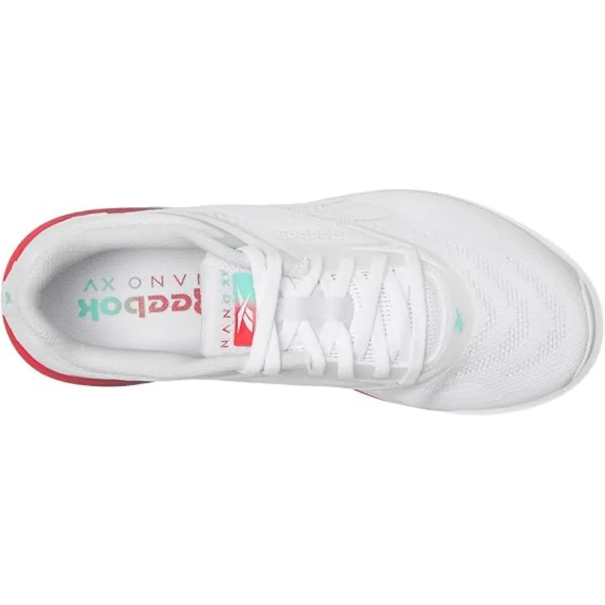 Reebok shoes - Athletic - Athletic - White/Ai Aqua/Energy Red 4