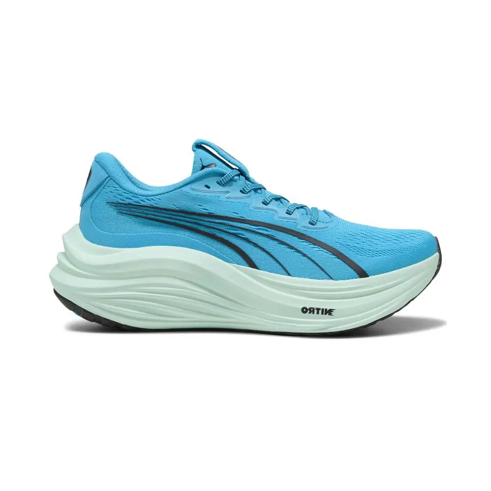 Puma Magmax Nitro Running Mens Blue Sneakers Athletic Shoes 31008812 - Blue
