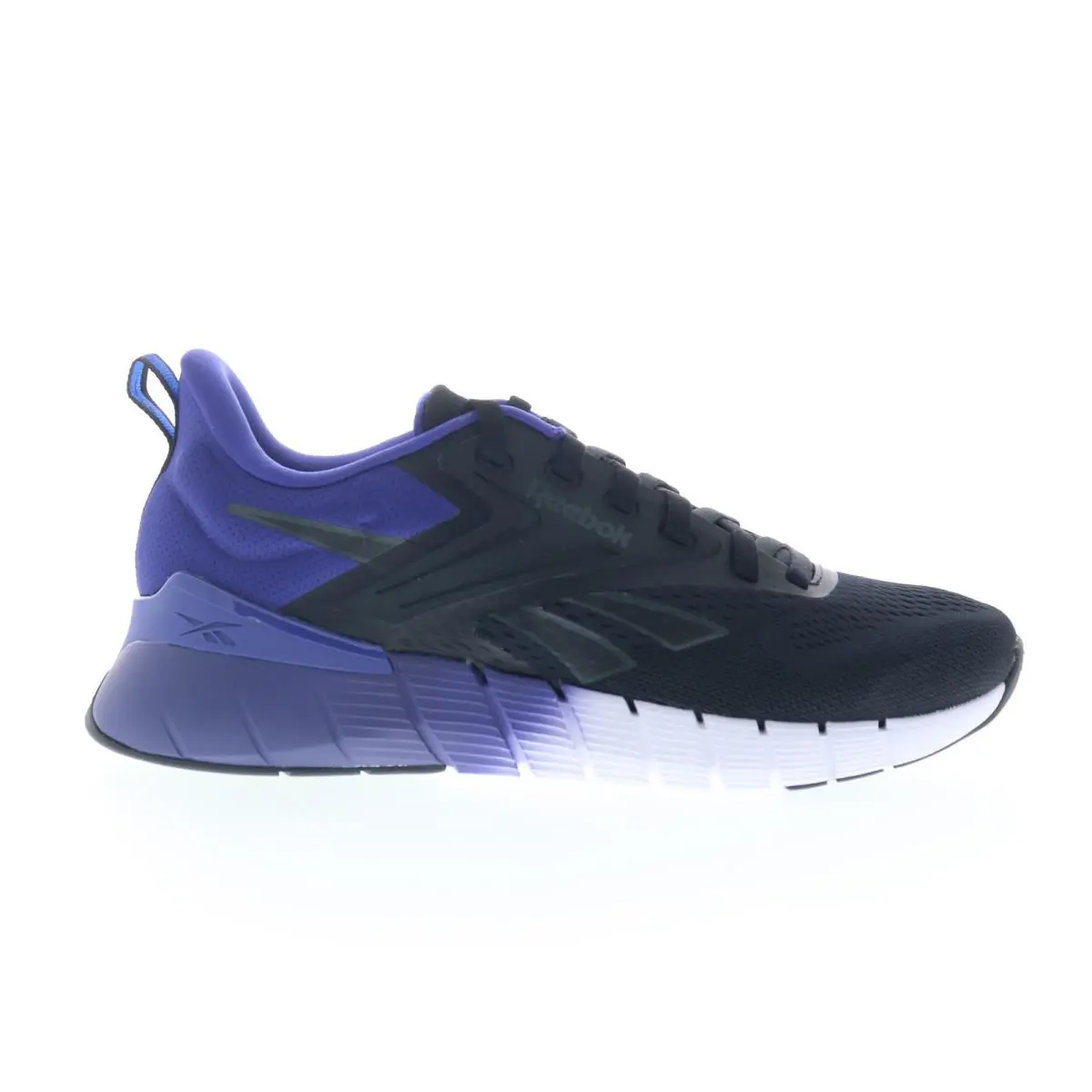 Reebok Nano Gym Mens Black Mesh Lace Up Athletic Cross Training Shoes - Black