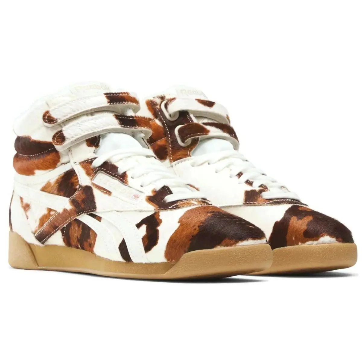 Reebok shoes - Reebok Freestyle Hi - Freestyle - Brown, Manufacturer: Cow/Chalk/Gum 1