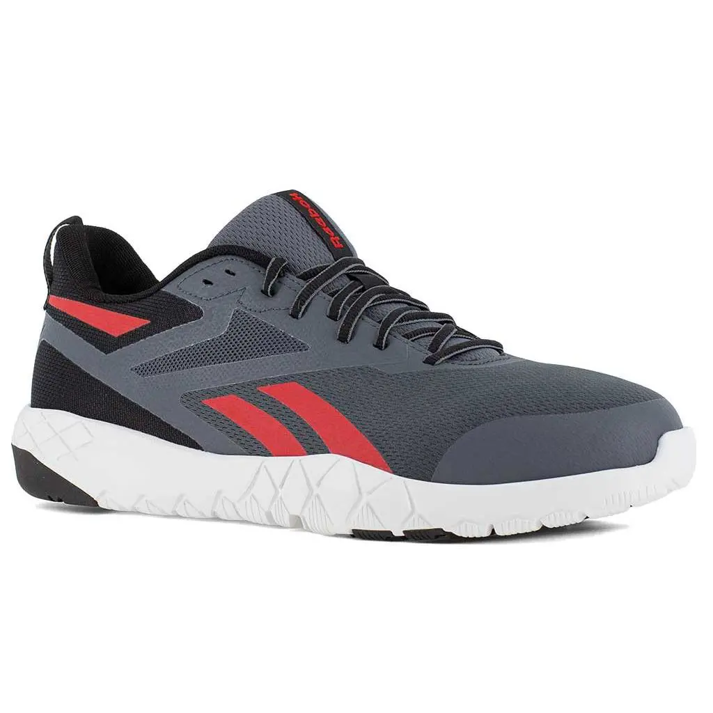 Reebok Work Men`s Flexagon Force XL Composite Toe SD SR - Gray Red