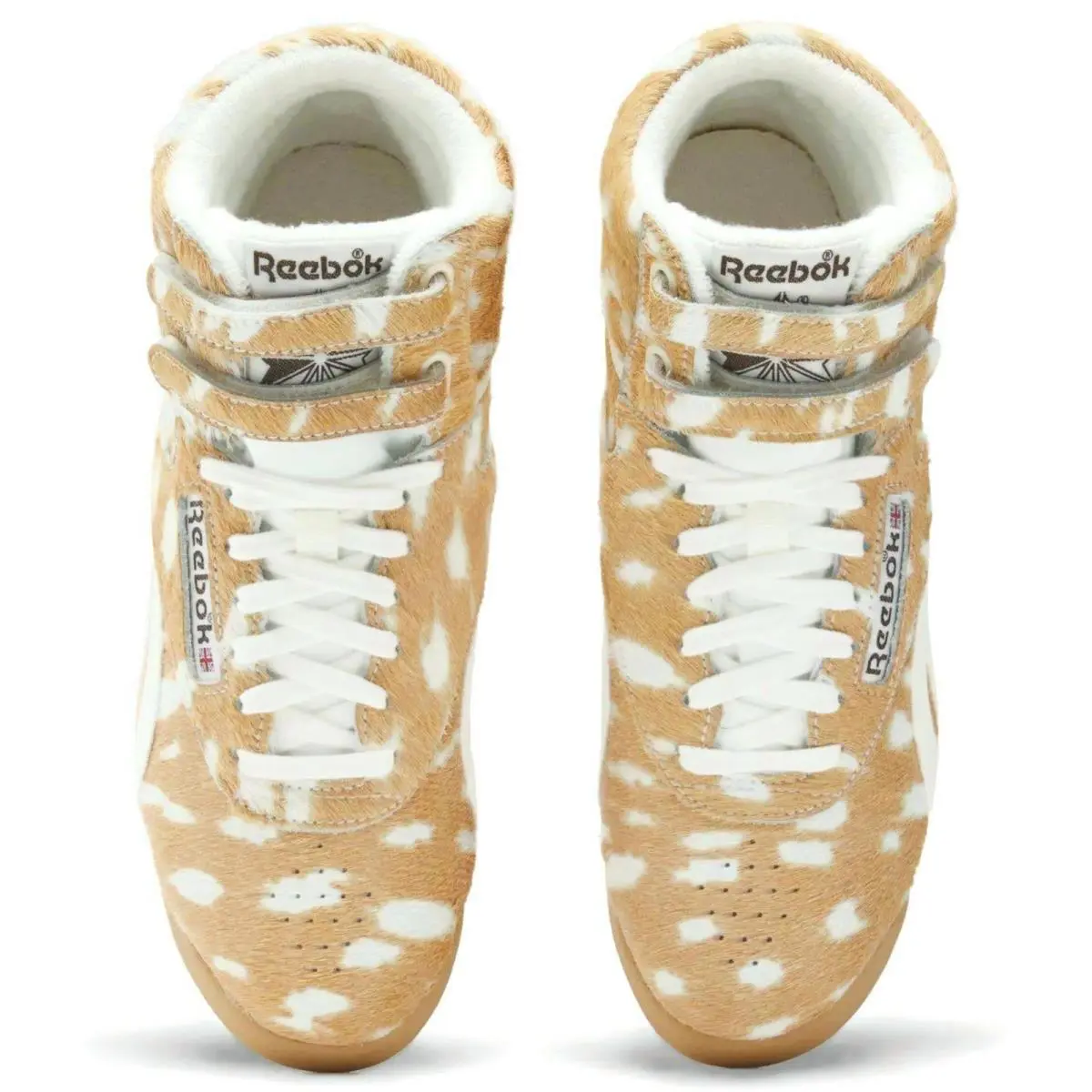Reebok shoes - Reebok Freestyle Hi - Freestyle - Brown, Manufacturer: Doe/Chalk/Gum 12
