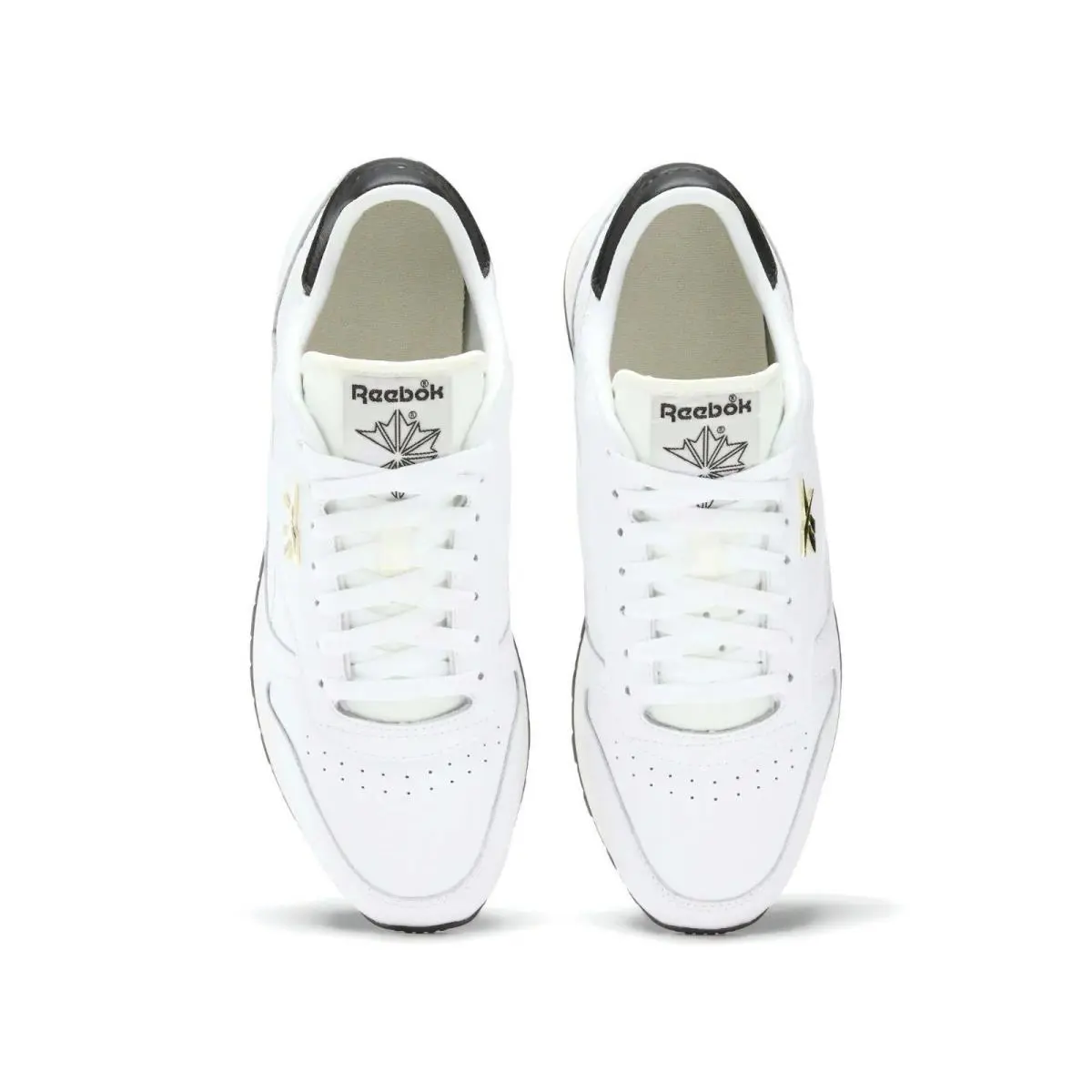 Reebok shoes - Reebok Classic Leather - Classic Leather - White, Manufacturer: White/Black/Chalk 4