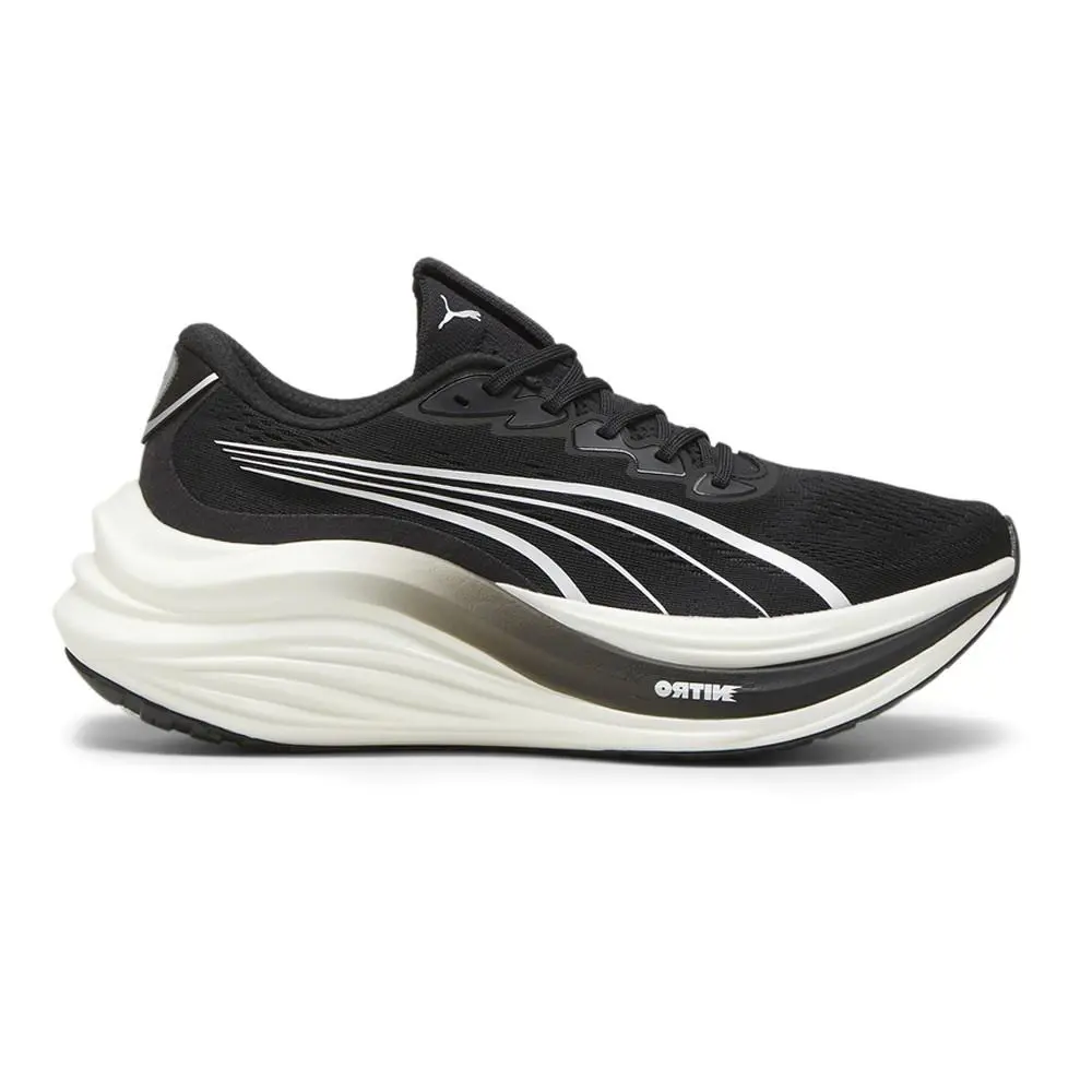 Puma Magmax Nitro Running Mens Black Sneakers Athletic Shoes 31008801 - Black