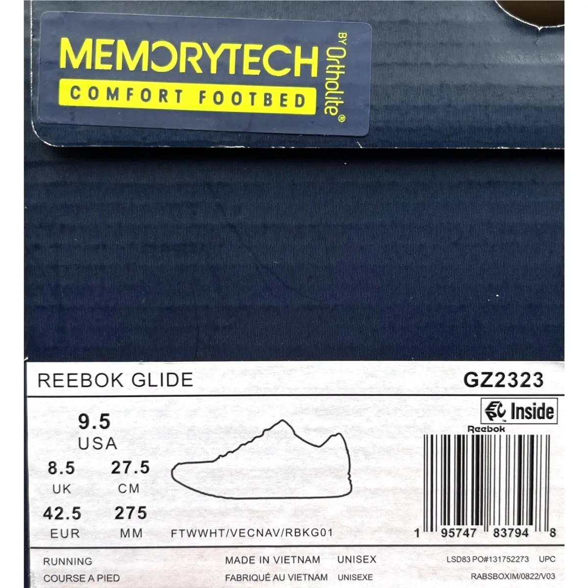 Reebok shoes - Reebok Glide - Glide - GZ2323 - White (UPC: 195747837948) 9