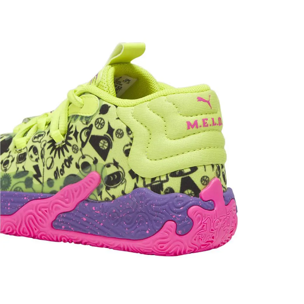 Puma shoes - PUMA Mb.03 Not From Here Basketball  Toddler - 39942401 - Yellow 4