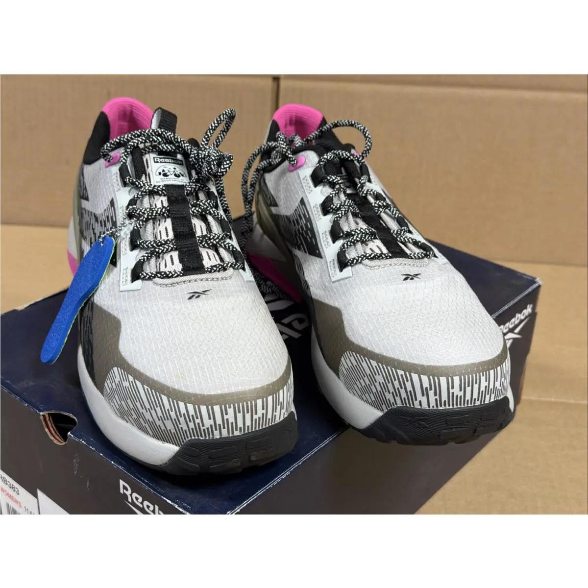 Reebok shoes - Nano X1 Adventure Work - Nano Adventure Work - RB383 - Silver, Army Green, and Pink 2