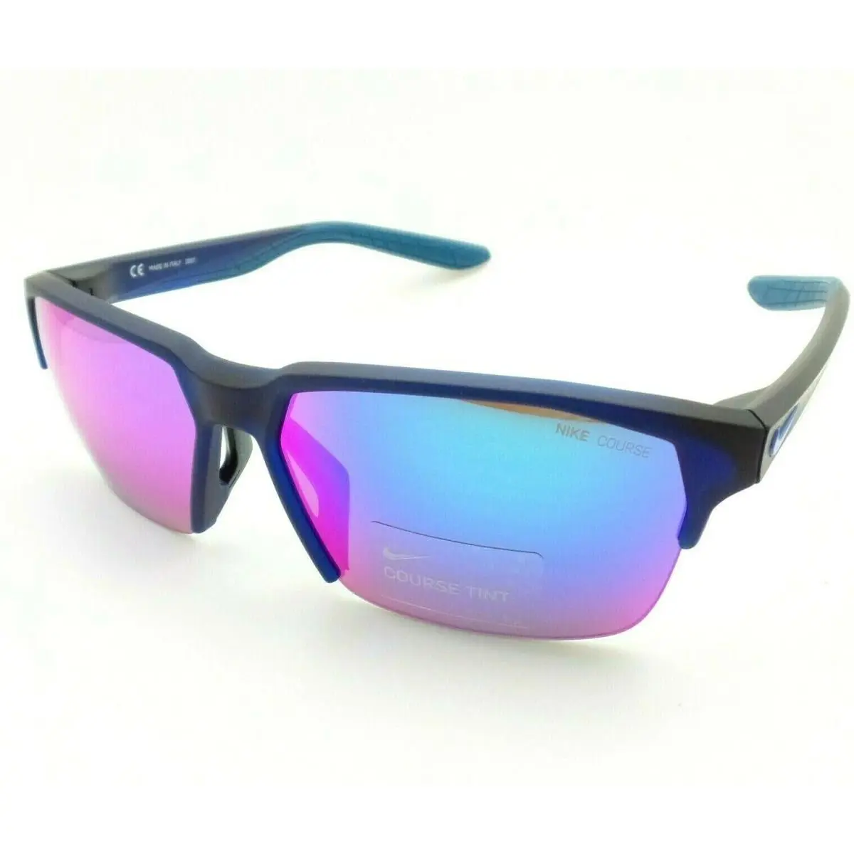 Nike Maverick Free Obsidian Blue Turquoise Mirror Sunglasses