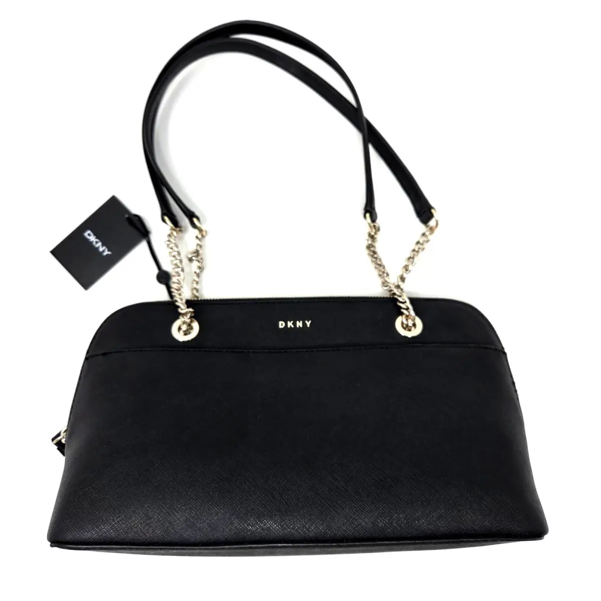 Dkny Bryant Park TZ Satchel Black Saffiano Leather Handbag R74E1228